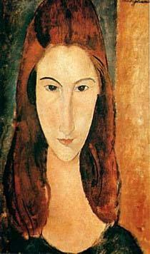 Jeanne Hebuterne Hebuterne by Modigliani china oil painting image